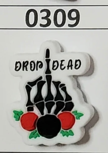 0309-  Drop Dead Focal Bead