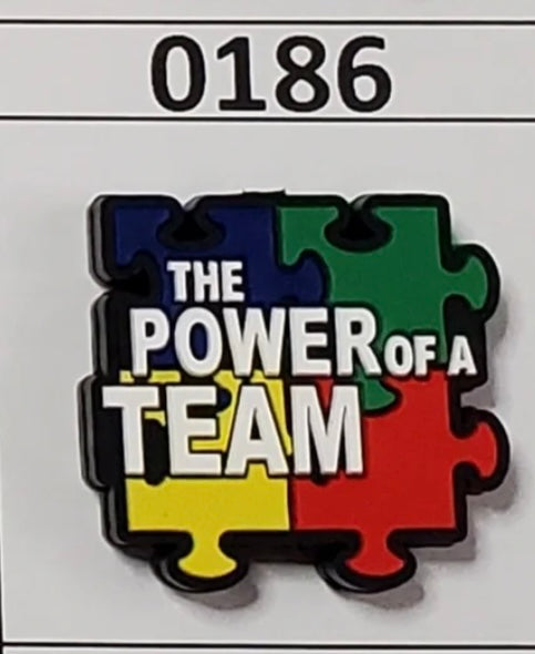 0186- The Power of a Team (Autism) Focal Bead