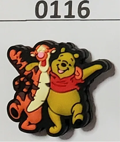 0116- Yellow Bear and Tiger Focal Bead