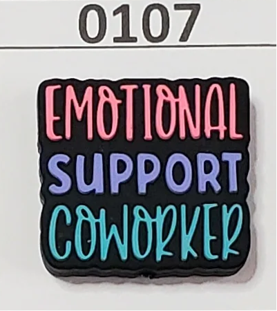 0107- Emotional Support Co-Worker Focal Bead