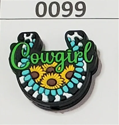 0099- Cowgirl Green Focal Bead