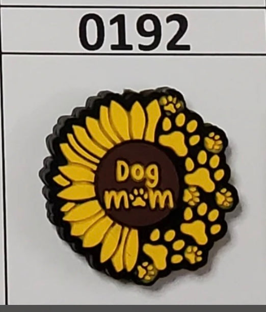 0192- Dog Mom Sunflower Focal Bead