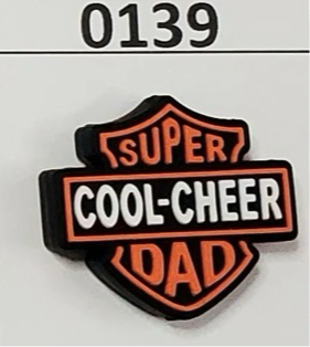 0139- Super Cool Cheer Dad Focal Bead