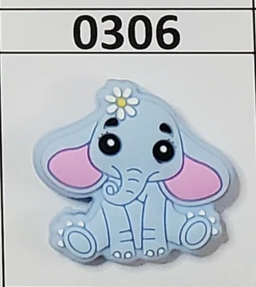 0306-  Baby Elephant Focal Bead