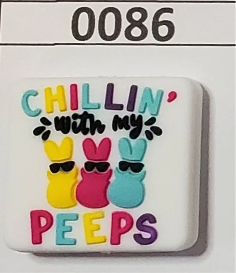 0086- Chillin' with my Peeps Focal Bead