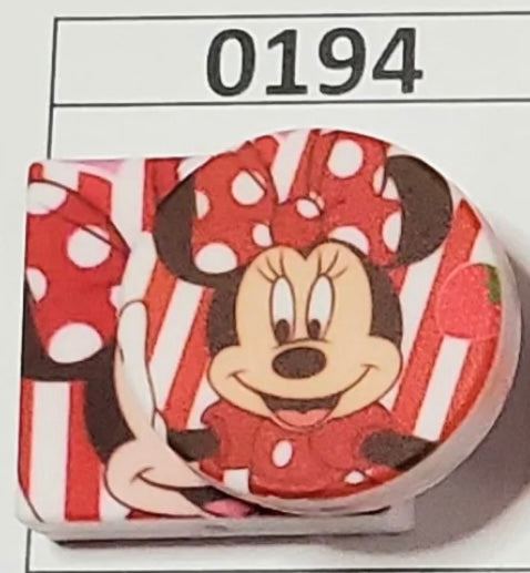 0194 a- Mouse Girl Square Focal Bead