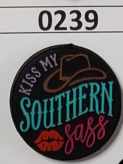 0239- Kiss My Southern Sass Focal Bead