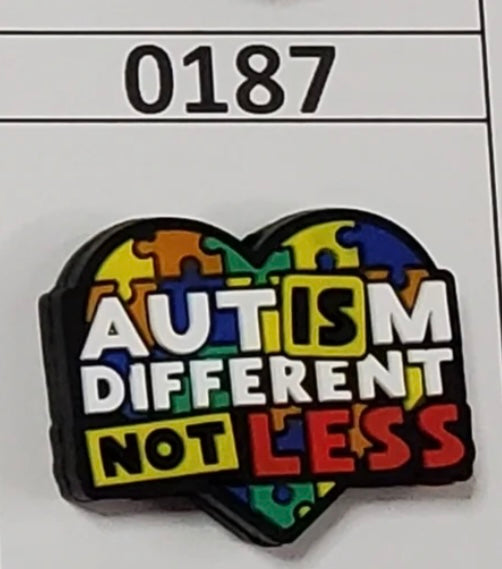 0187 Autism is Dofferent Not Less Focal Bead