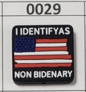 0029- I Identify As Non-Bidenary Focal Bead