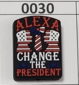 0030- Alexa Change the President Focal Bead