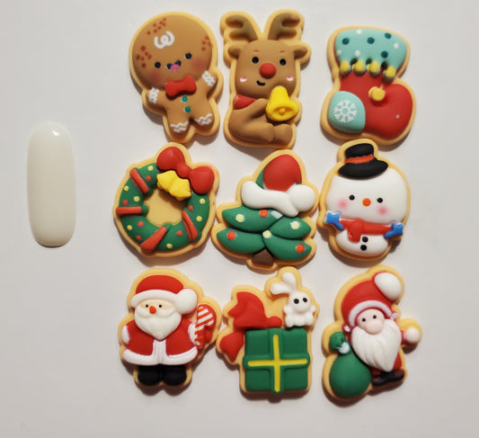 Christmas Nail Charms Collection